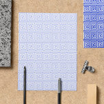Flyer Patrón azul de las cuadradas de la clave del meand<br><div class="desc">Elegante,  elegante y sofisticado diseño con cuadrados griegos más crudo patrón clave en color azul y blanco. Diseño moderno y de moda,  perfecto para los amantes del mediterráneo.</div>