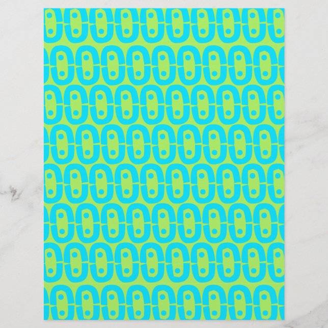 Flyer patrón colorido moderno (Frente)