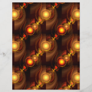 Flyer Patrón de arte abstracto boho elegante moderno dor