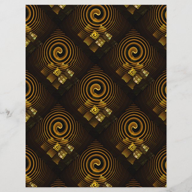 Flyer Patrón de arte abstracto boho elegante moderno dor (Frente)