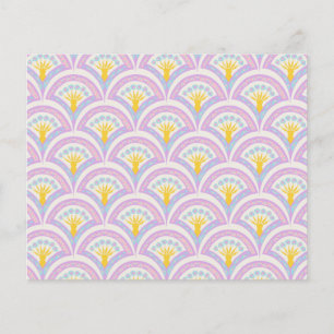 Flyer Patrón de cáscara de color pastel