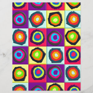 Flyer patrón de círculos