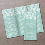 Flyer Patrón de Damasco de Vintage Azul Hielo con Acabad<br><div class="desc">Un diseño de pequeña empresa con un área para el nombre de la empresa y la información de contacto en el frente. También incluye un lugar en el interior del anuncio para agregar un servicio de lista o una lista de precios. Está configurado para que se pueda doblar el folleto...</div>