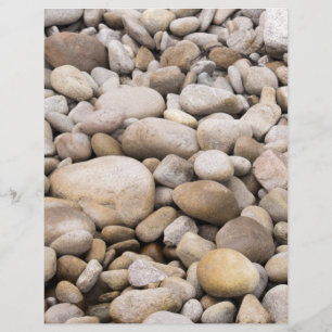 Flyer patrón de fondo de guijarros