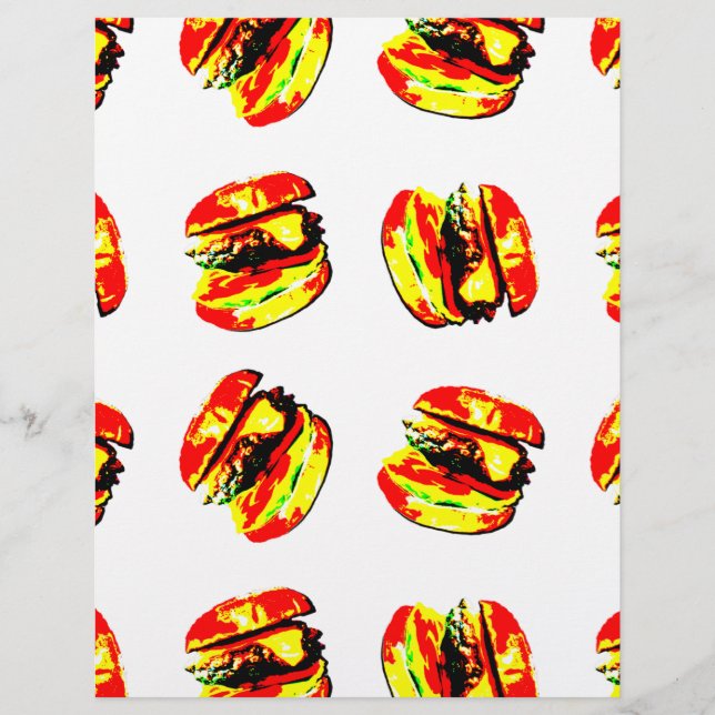Flyer Patrón de hamburguesas (Frente)
