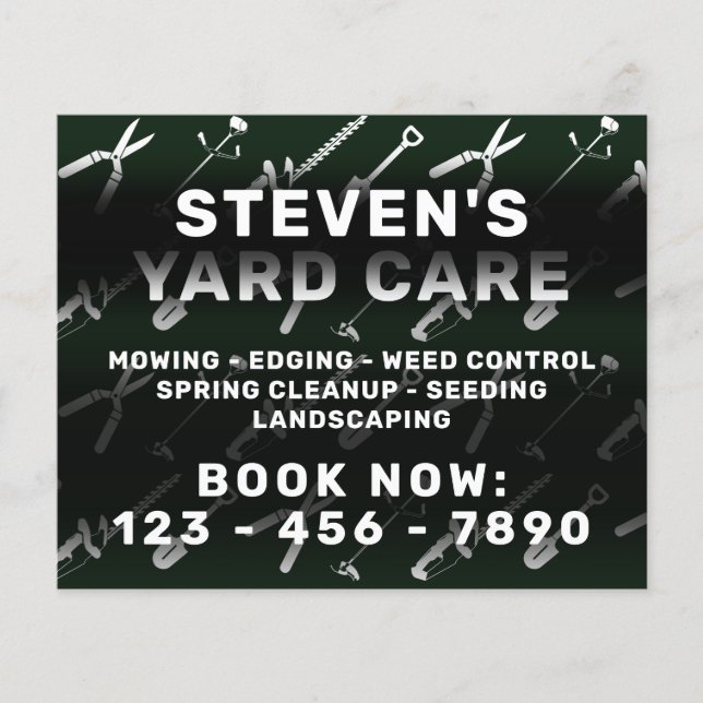 Flyer Patrón de herramientas de cuidado de niños (Frente)