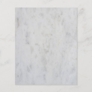 Flyer Patrón de mármol blanco