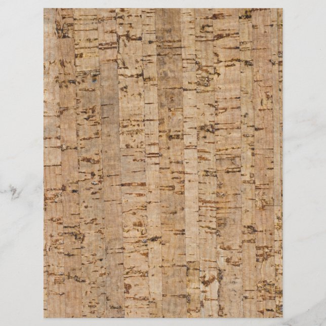 Flyer Patrón de roble de corcho (Frente)