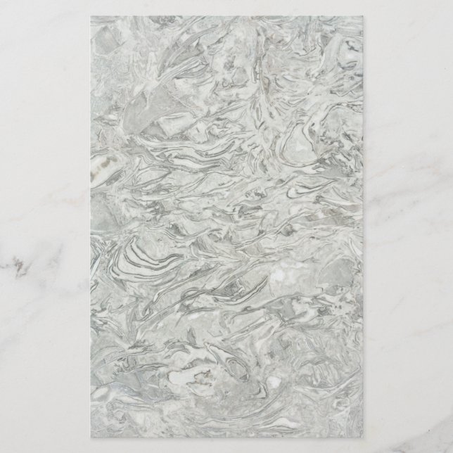 Flyer Patrón de superficie de mármol gris (Frente)