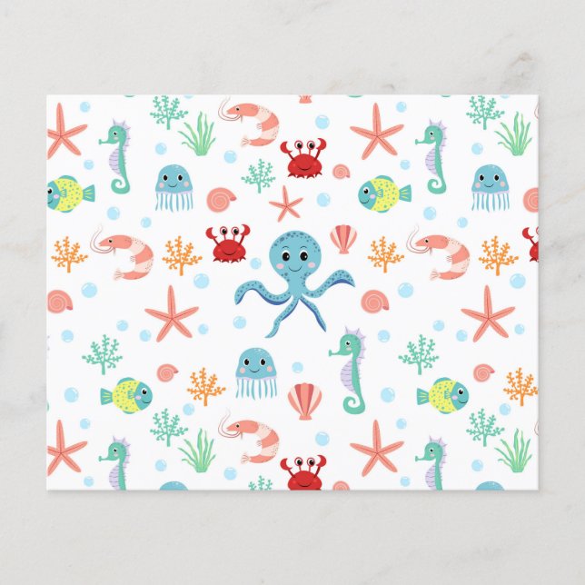 Flyer Patrón del mundo marino (Frente)