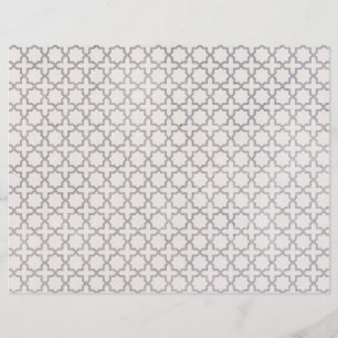 Flyer Patrón geométrico islámico beige