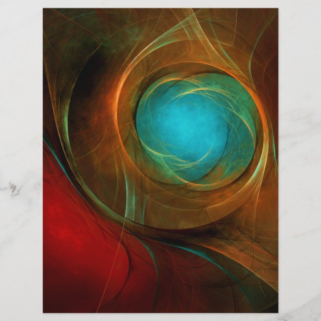 Flyer Patrón Guay de Bella Artes de resumen moderno de o (Frente)