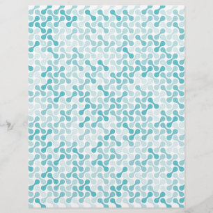 Flyer Patrón metabólico azul