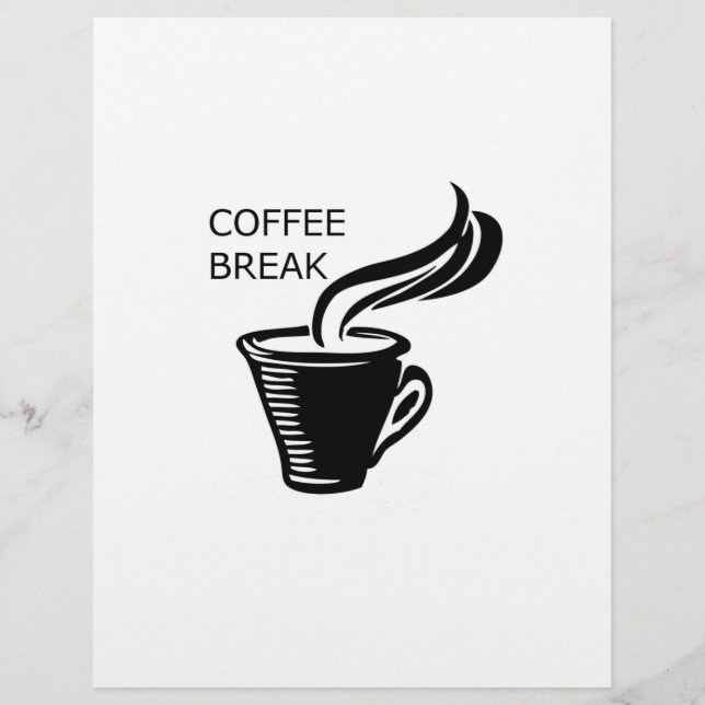 Flyer Pausa de café (Frente)
