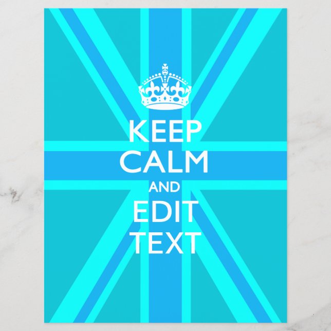 Flyer Peacock Aqua Mantén La Calma Y Tu Sindicato De Tex (Frente)