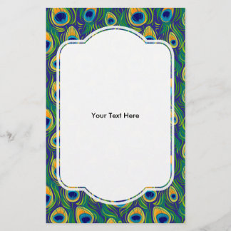 Flyer Peacock Feather Animal Print