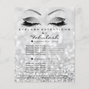 Flyer Peluquería de belleza de artista de maquillaje Bri