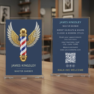 Flyer Peluquería de lujo Corte de pelo con poste de pelu