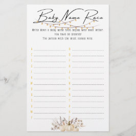 Flyer Pequeña Calabaza está en camino Fiesta de Baby Sho