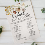 Flyer Pequeño Juego Floral Vintage En Tu Bolsa<br><div class="desc">¿Qué es el juego de ducha de novia In Your Purse? Pequeña colección vintage de flores. Flores acuáticas botánicas,  tiernas y absolutamente diminutas. Los elementos coincidentes para completar la colección de eventos están disponibles en nuestra tienda Zazzle!</div>