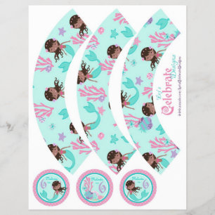 Flyer Pequeños envolvimientos de tarta de sirena AA6B