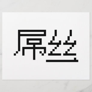 Flyer Perdedor chino / Diaosi 屌 丝 Hanzi MEME