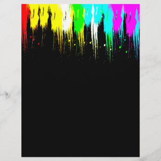 Flyer Perforación de pintura vintage de Corey Tiger de l