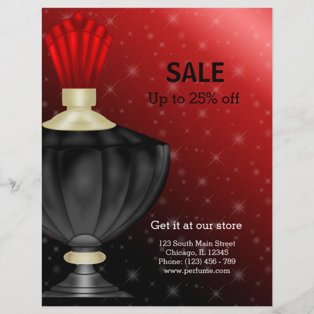 Flyer Perfume (Frente)