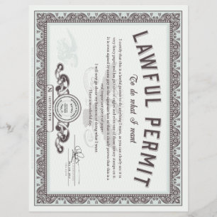 Flyer Permiso Legal Para Hacer Lo Que Quieras Los Volant