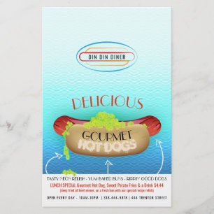 FLYER PERRO CALIENTE GOURMET