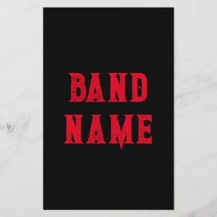 Flyer Personalizado Band Merch