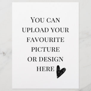 Flyer Personalizado de 8,5" x 11"