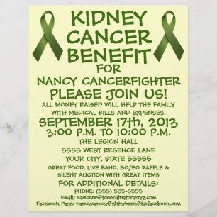 Flyer Personalizado de beneficios de cáncer de riñón