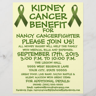 Flyer Personalizado de beneficios de cáncer de riñón