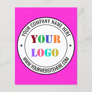 Flyer Personalizado de logotipos de la empresa Mensajes 