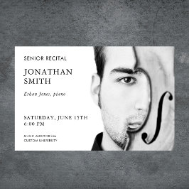 Flyer Personalizado de promoción de concierto de fotogra