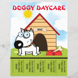 Flyer Personalizado Doggy Daycare Promotion