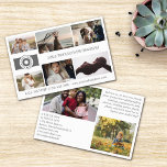 Flyer Personalizado gris Textos Collage de su logotipo 8<br><div class="desc">Volante de marketing elegante y limpio para un fotógrafo profesional personalizado con sus fotos, logotipo, información de contacto y texto personalizado. Añade seis fotos a la portada, junto con tu logotipo, nombre comercial y sitio web y número. Por otro lado, agrega más información de contacto, dos fotos más y un...</div>