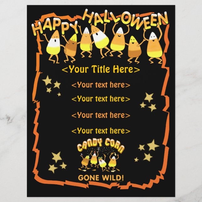 Flyer Personalizado Halloween Business o Personal (Frente)