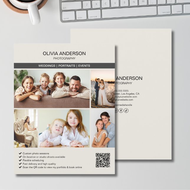 Flyer Personalizado Photo Gallery Photographer Business (Custom Photo Gallery Photographer Business Flyer)