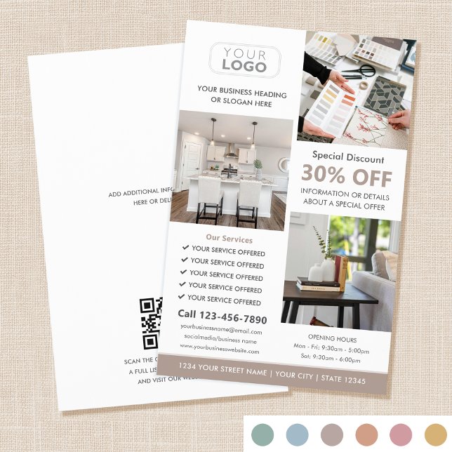 Flyer Personalizado profesional de fotografía Taupe Mark (Subido por el creador)