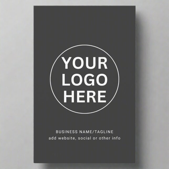 Flyer Personalizado Profesional Gris limpio con el logot (Subido por el creador)