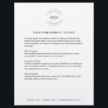 Flyer Personalizado simple del sitio web de texto del lo<br><div class="desc">Promociona tu negocio o evento con la plantilla de viajero de Personalizable! Añade tu logotipo,  encabezado,  cuerpo de texto e información de contacto en el pie de página inferior para crear un diseño profesional y llamativo perfecto para servicios publicitarios,  promociones o invitaciones con facilidad También disponible como descarga digital.</div>