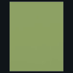 Flyer Personalizar de color de fondo verde Moss de moda<br><div class="desc">Este producto personalizado y elegante,  de un moderno color verde musgo,  es un regalo que seguro impresionará en todo momento. Haga clic en el botón "Personalizar it!" para mostrar las herramientas para personalizar de este producto si desea usar un editor de texto y un cargador de imágenes.</div>