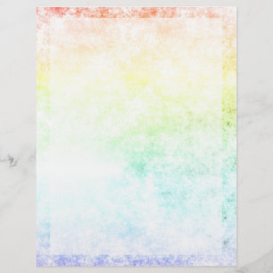 Flyer Personalizar de fondo de la nube arcoiris o perman
