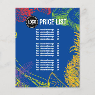 Flyer Personalizar negocio   Empresa de frutas tropicale