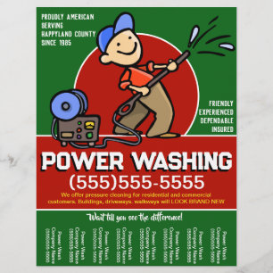 Flyer Personalizar! Promo de limpieza de la presión de l