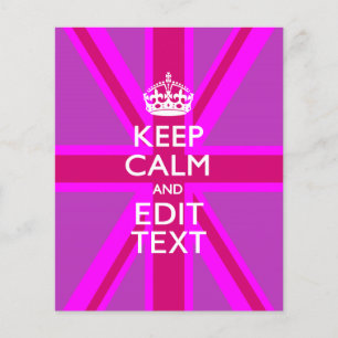 Flyer Personalizar Tu mantener la calma Editar texto sob