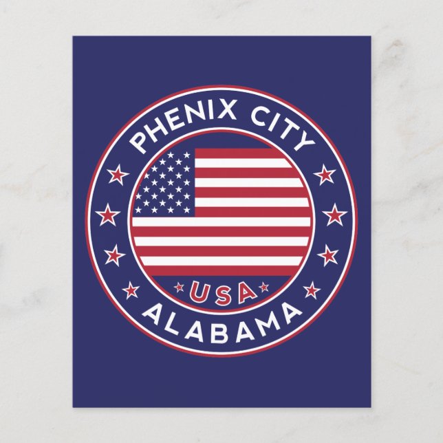 Flyer Phenix, Alabama (Frente)