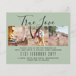 Flyer Photo Wedding Invitation Engagement Bridal Shower